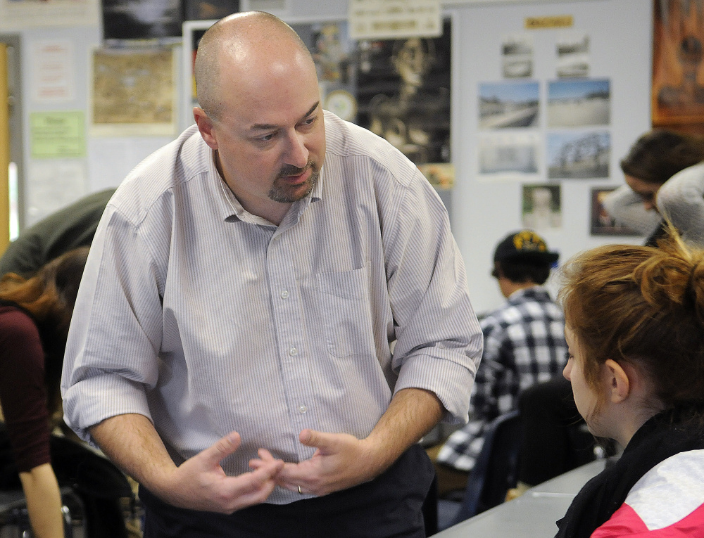 Maranacook Community High School teacher Shane Gower will spend a year studying a Mainer’s World War II experience.