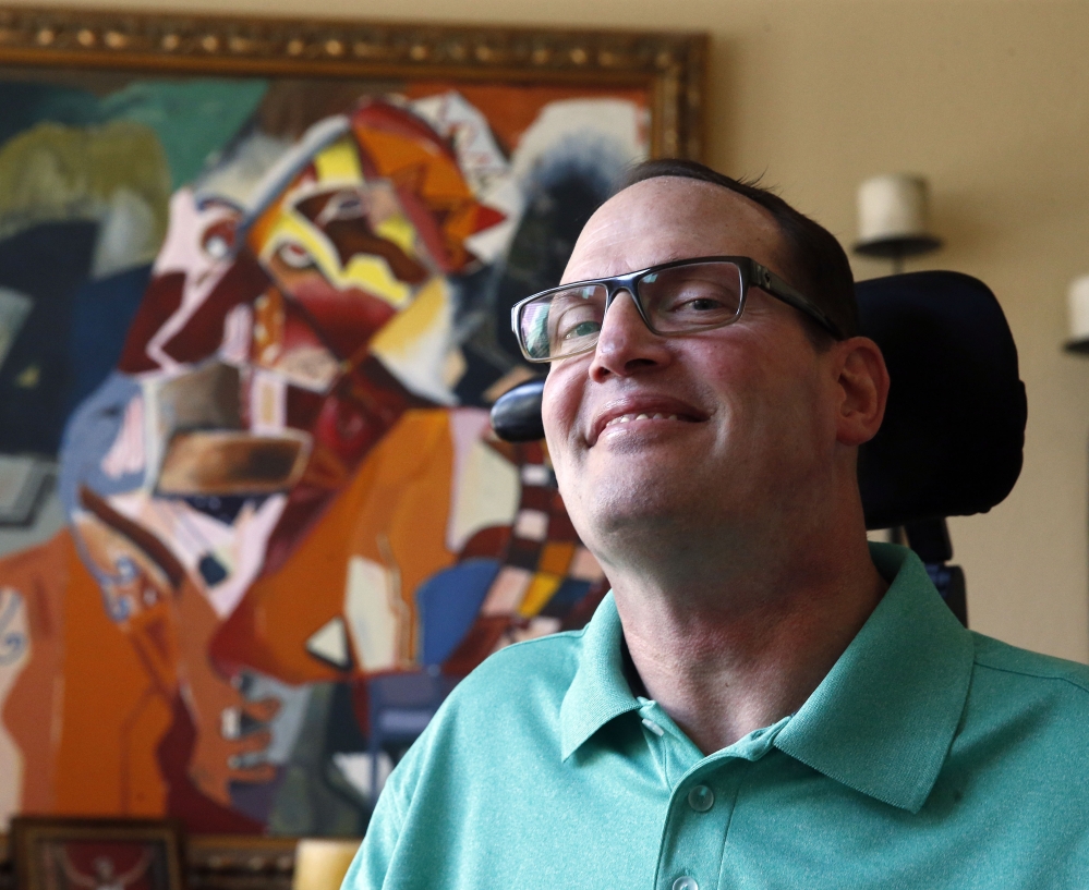David Sloan is a multiple sclerosis patient and client of The Clinic, which hosts a golf tournament to raise money for multiple sclerosis research.