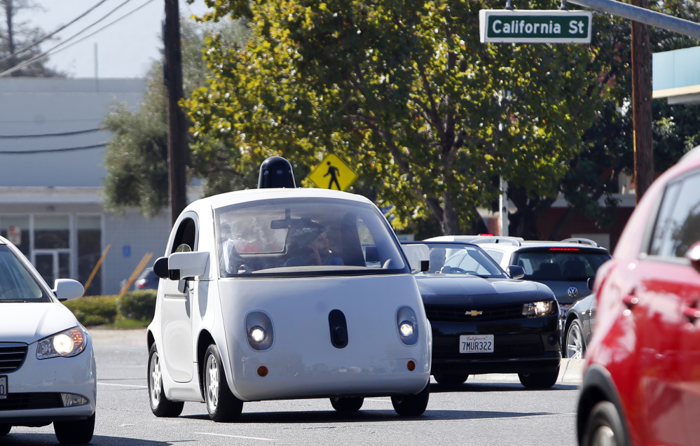 Google has been testing its self-driving cars near its headquarters in Mountain View, Calif. The cars are fully autonomous, requiring no human intervention.