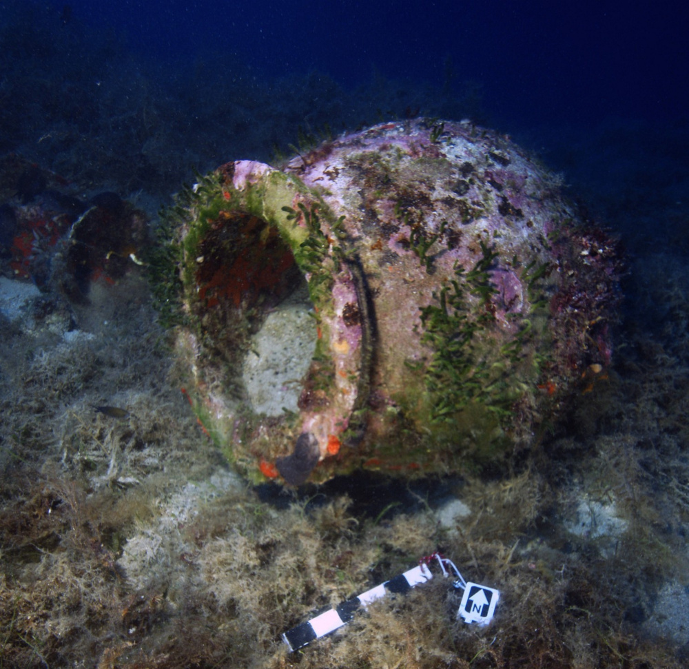 This large Hellenistic storage container was found in a shipwreck.