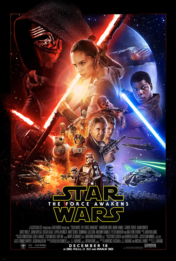 "Star Wars: The Force Awakens" official theatrical poster. 