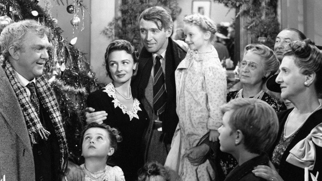 NBC airs the 1946 classic “It’s a Wonderful Life,” with James Stewart and Donna Reed, on Dec. 12.
RKO Radio Pictures