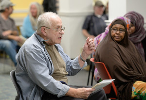 Duane Robert Pierson 77, a resident of Franklin Towers who attended Thursday's meeting, said the building needs staffing beyond Monday-through-Friday business hours.
