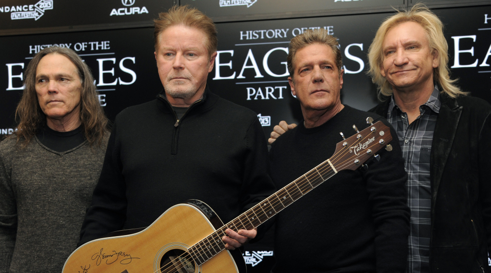 The Eagles, from left, Timothy B. Schmit, Don Henley, Glenn Frey and Joe Walsh, will defer their Kennedy Center Honor until Frey overcomes health issues.