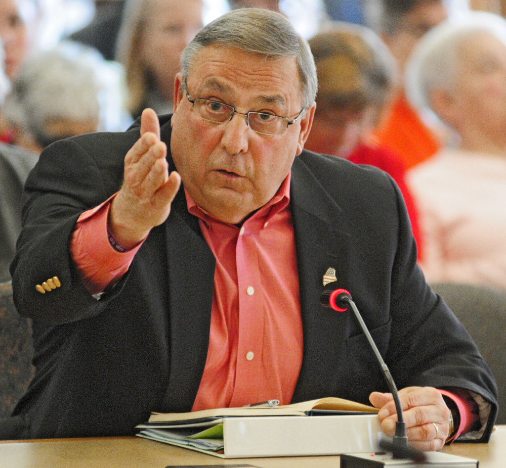 Lawmakers will pay a price if Gov. LePage's "strong-arming" is seen as a legitimate way to make policy. 