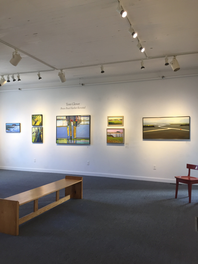 Works by Tom Glover, above and below, from “Brave Boat Harbor Revisited.”