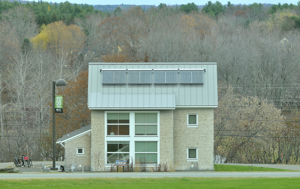 TerraHaus, a residential building at Unity College, is an example of the energy-efficient construction that Unity plans to continue with future plans.