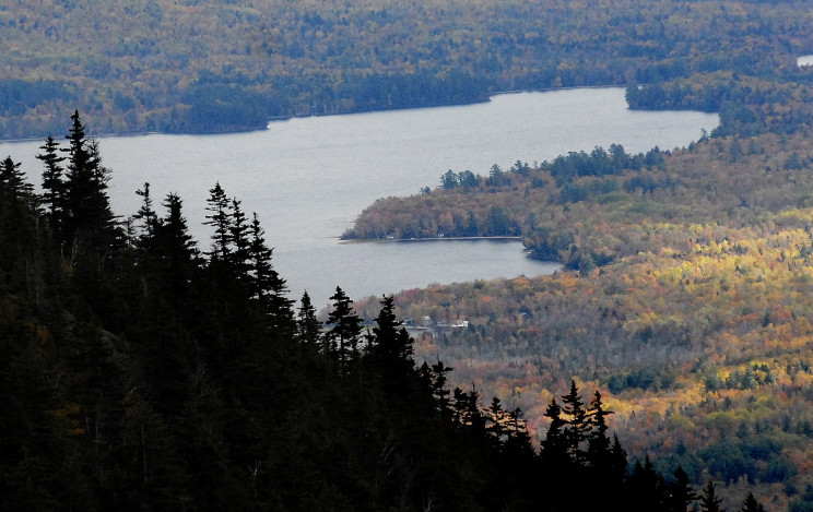The state has opted against seeking federal Forest Legacy funds for the fiscal year 2017 – money that’s been used to complete some of Maine’s most significant conservation deals, including nearly 26,000 acres of land near Webb Lake, above.