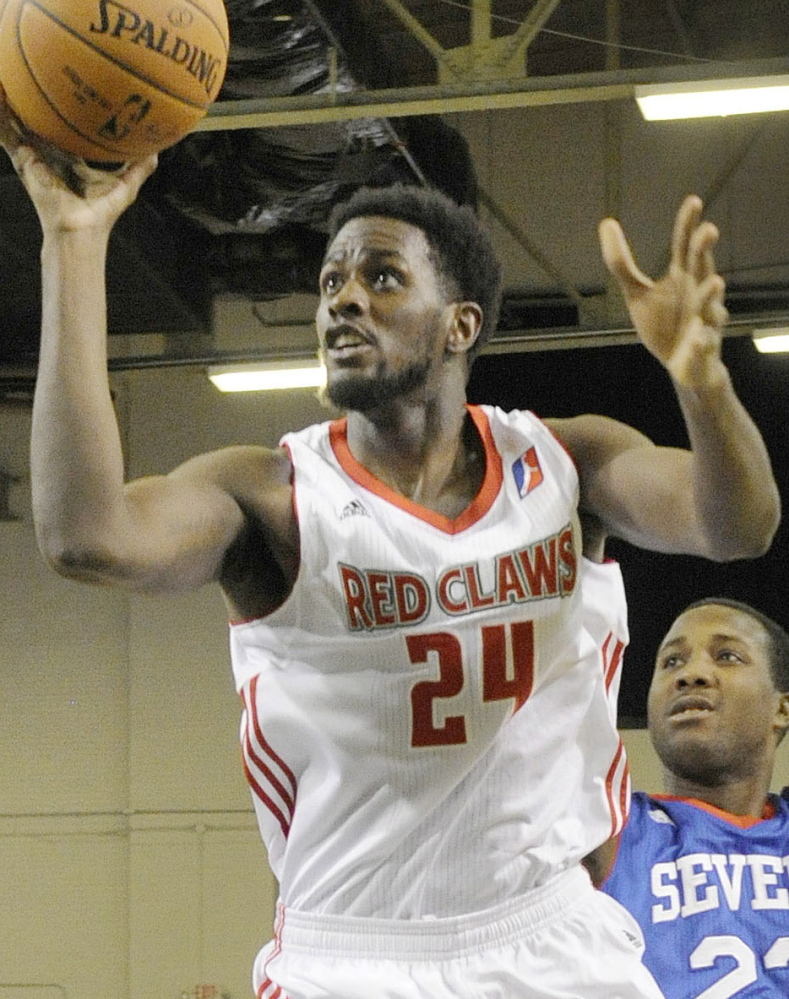 Omari Johnson, a fifth-year pro from Oregon State, will be back with the Red Claws after averaging 15.6 points last season with Maine.