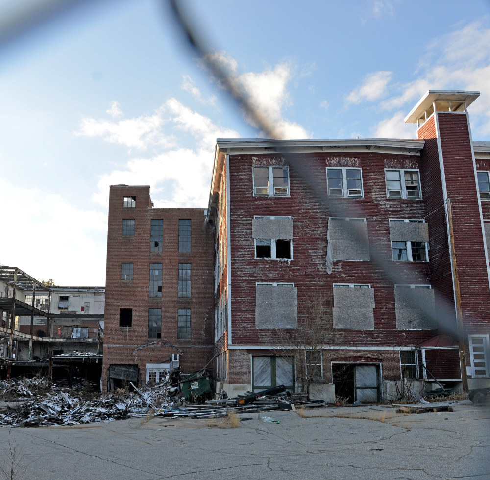 Demolition of the Forster Mill in Wilton was halted in 2011 when asbestos was found. The town seeks brownfields grant money to fund site cleanup and demolition of the mill.