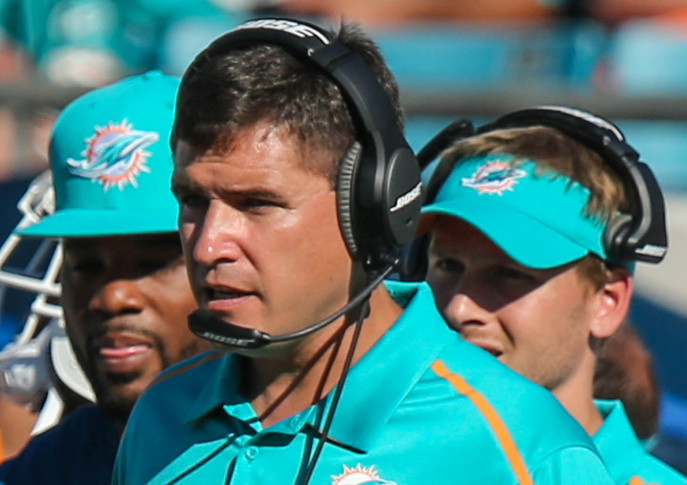 The Associated Press
Offensive coordinator Bill Lazor was fired from the Miami Dolphins on Monday, a day after the Dolphins (4-7) lost to the New York Jets.