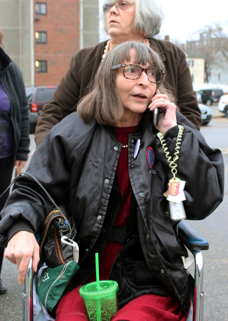 Linda Horan, a New Hampshire resident,  went to court to allow her to buy medical marijuana in Maine.  The Associated Press