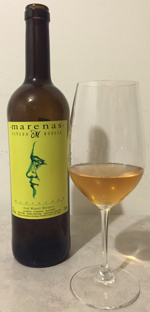 Marenas Mediacapa 2014 is a dry “orange” wine. Unfortified, it clocks in at 15 percent alcohol.