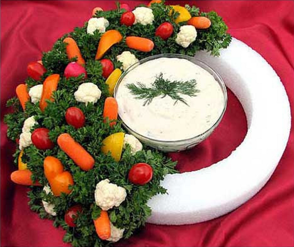 Turn a veggie platter into a decorative treat with this idea from chef Cheryl Farley.