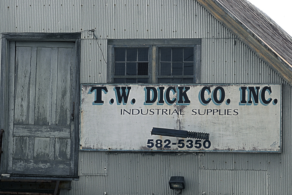 The site of the former T.W. Dick Co. Inc. in Gardiner will be redeveloped.