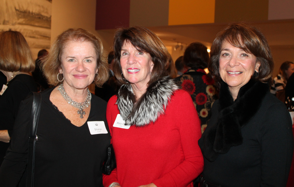 PMA Director’s Circle members, from left, Sharyn Howell of South Portland, Mary Ellen Coles of Cape Elizabeth and Connie Batson of Falmouth.