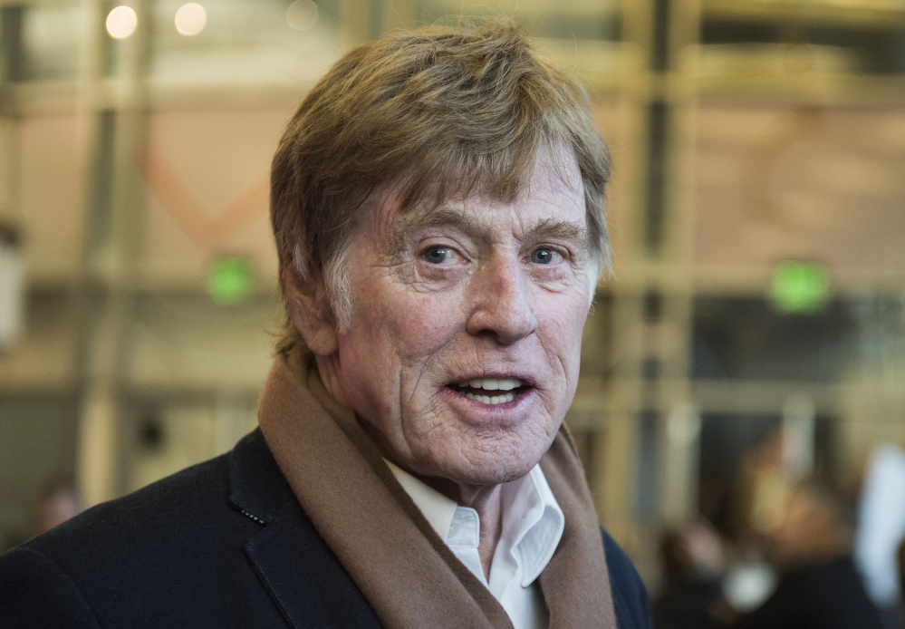 Robert Redford, at a meeting of mayors and local leaders in Paris on Friday, urged the officials to reduce emissions locally. He said climate change is “an urgent matter.”