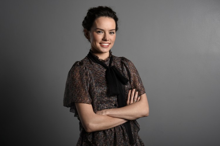 Actress Daisy Ridley stars as Rey in the J.J. Abrams directed “Star Wars: The Force Awakens.” The Associated Press 