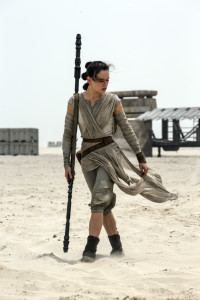 The Associated Press Daisy Ridley as Rey in a scene from the film, “Star Wars: The Force Awakens,” directed by J.J. Abrams. The movie opens in U.S. theaters on Dec. 18.