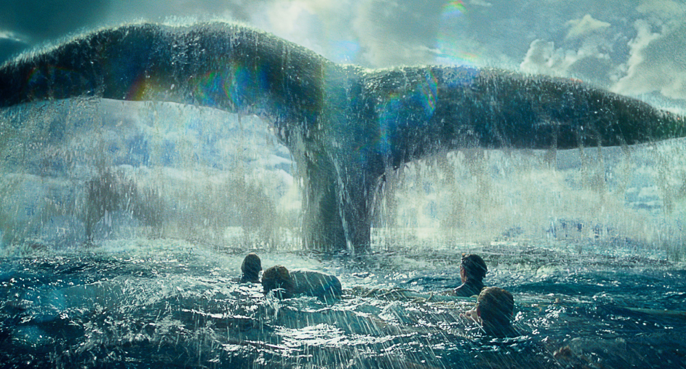 The whale in Ron Howard’s tale lacks the force to compete against the latest “Star Wars” movie.