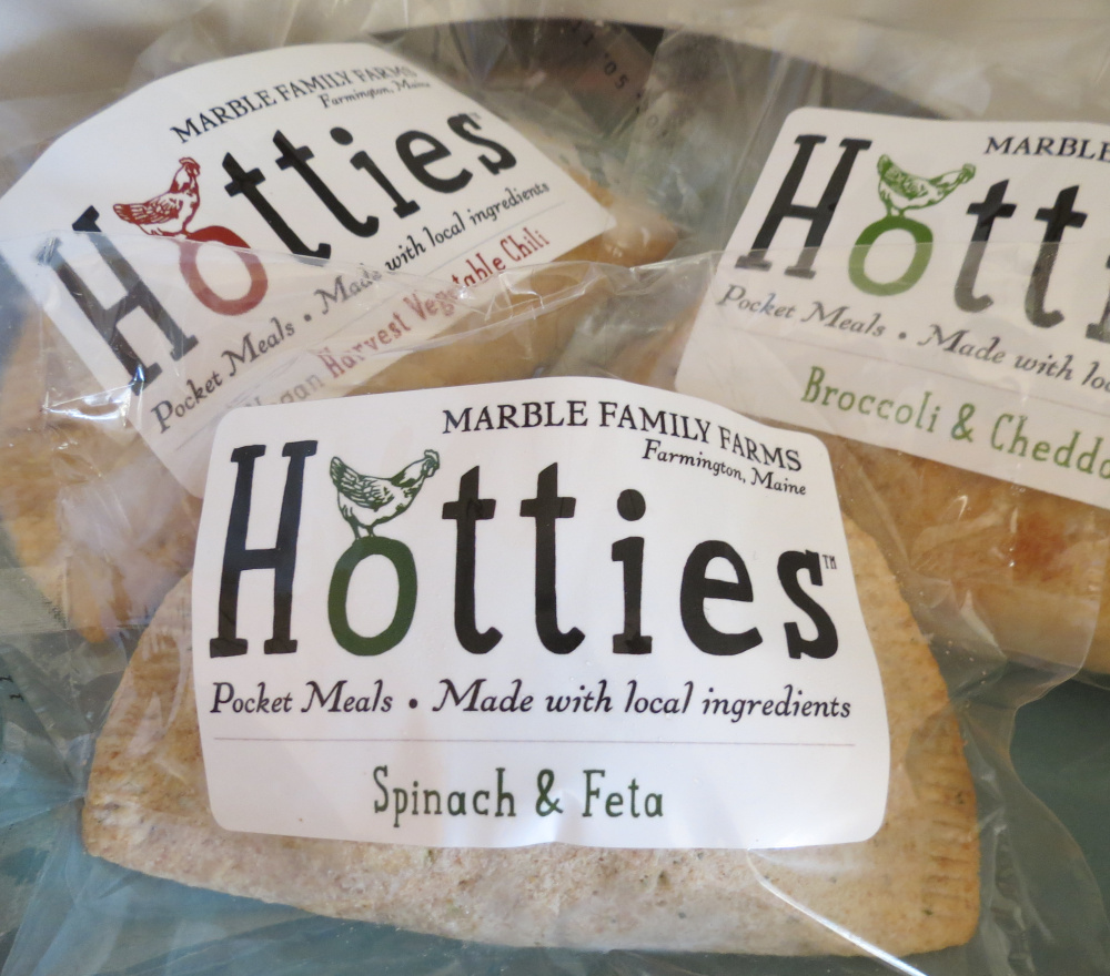 The new Hotties Hand Pies come in three vegetarian varieties.