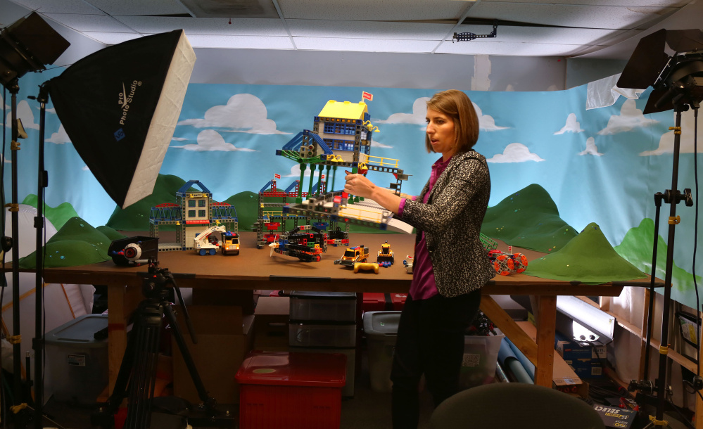 Caitlin Bigelow, marketing director at Rokenbok, directs and scripts the San Diego toy brand’s YouTube videos.