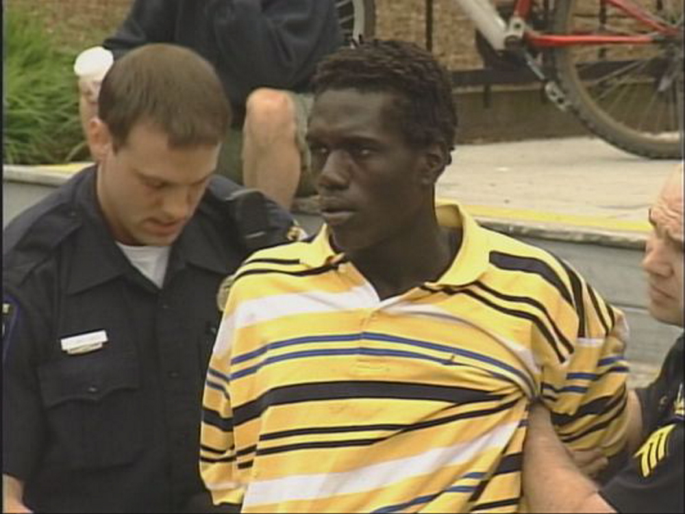 Jimmy Odong of Portland  robbed a Freeport bank in July. 2009 photo courtesy of WCSH