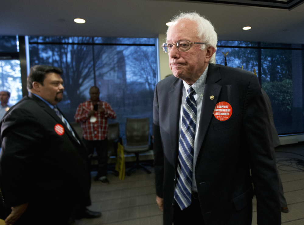 The campaign of Democratic presidential candidate Sen. Bernie Sanders, I-Vt., was barred from using a Democratic National Committee voter database after a breach.