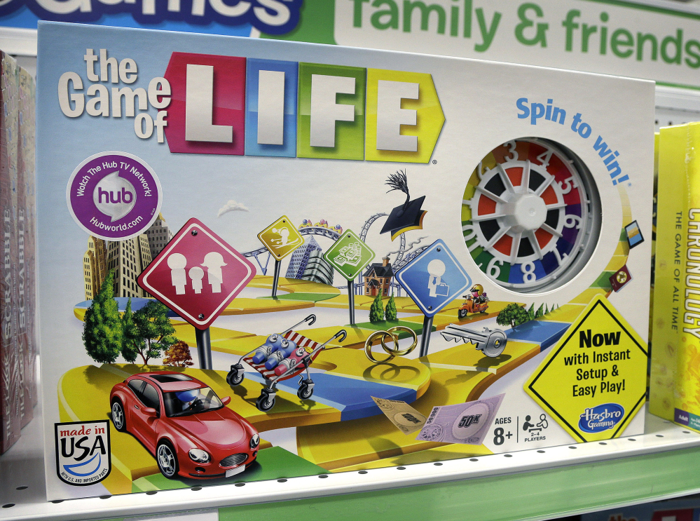 The Hasbro board game The Game of Life is the subject of a lawsuit and countersuit over rights and royalties. Thirty million copies of the game have been sold.
