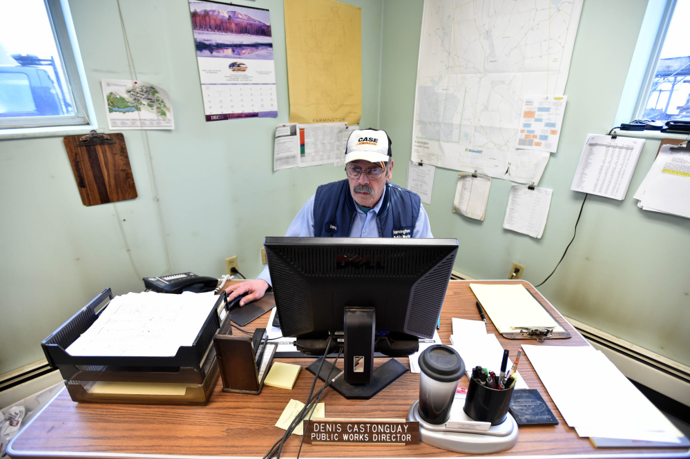 Denis Castonguay, director at the Farmington Public Works Department, will spend a few more months on the job.

Michael G. Seamans/Morning Sentinel