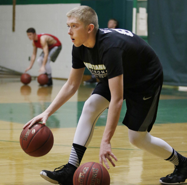 Josh Daigle is one of four returning starters for Massabesic, and one of 11 seniors on the roster. The Mustangs are off to a 4-0 start after winning only one game last season.