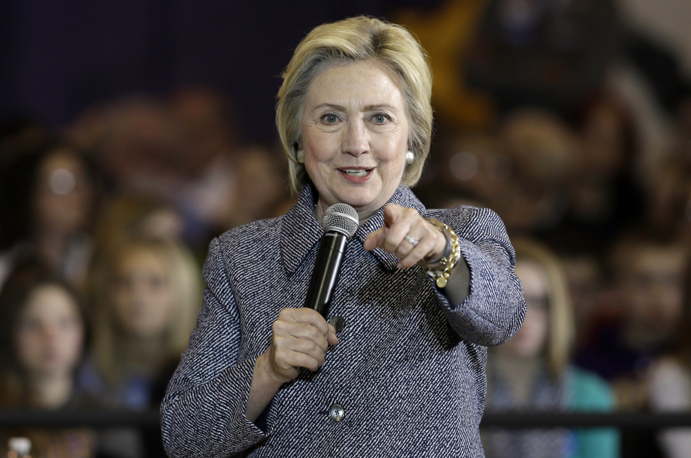 Hillary Clinton took a shot at Trump during a town hall meeting Tuesday in Keota, Iowa, saying “it’s important to stand up to bullies wherever we are and why we shouldn’t let anybody bully his way into the presidency.”