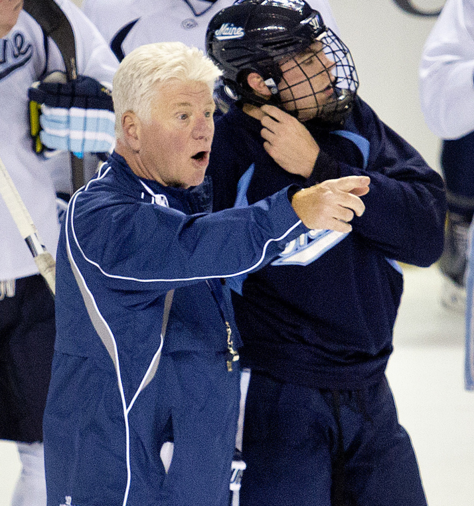 UMaine Coach Red Gendron is preaching patience with his team, and he likes the way the Black Bears finished the first half of the season with a 4-1-1 record.
