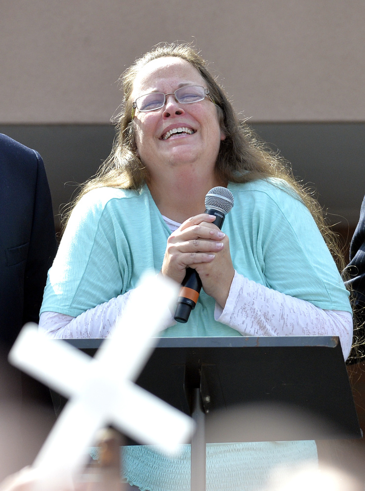 Rowan County Clerk Kim Davis doesn’t regret spending much of the year at the center of one of the nation’s biggest social changes in decades, and says her actions in opposition to gay marriage have “awakened” Christians across the country.
