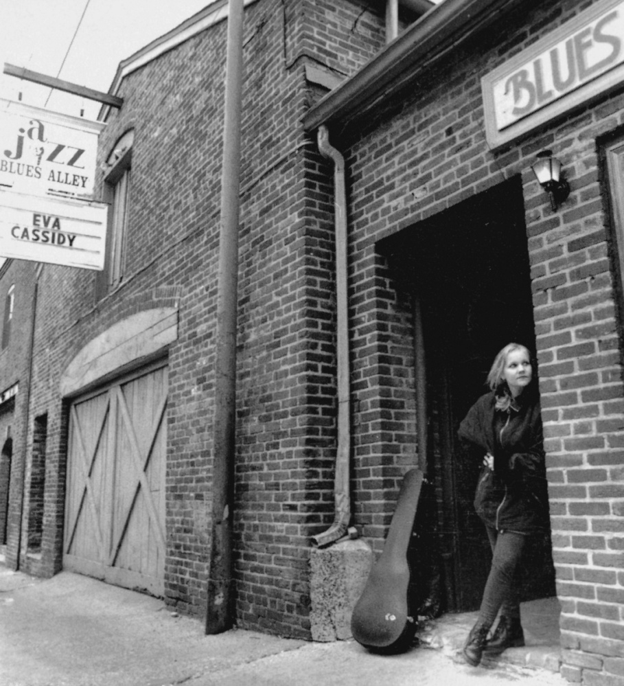 Eva Cassidy at Blues Alley in Washington in January 1996, 10 months before her death.