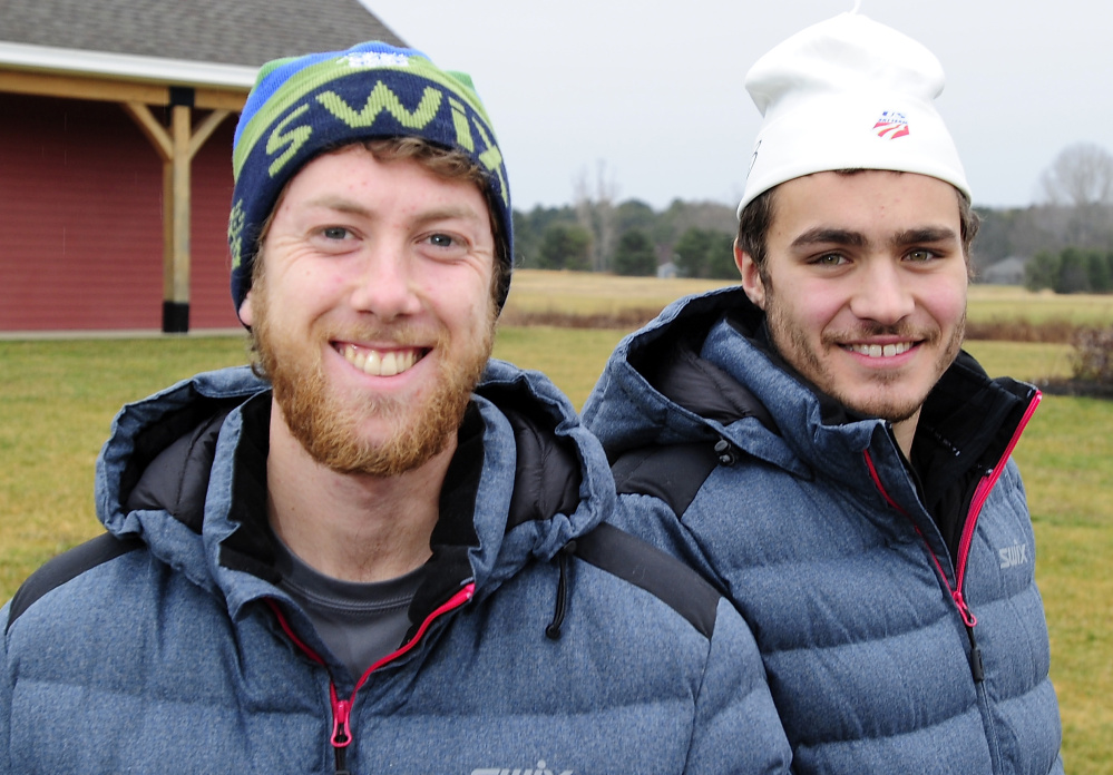 A three-month tour of European cross-country ski marathons, including a 90-kilometer race in Sweden, awaits Jackson Bloch, left, and Tyler DeAngelis.