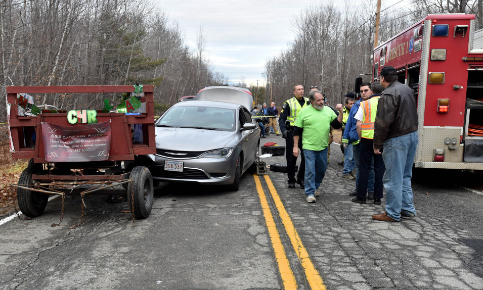 The Christmas Day crash in Waterville has left the car's driver agonizing over the death of Kathy Marciarille.