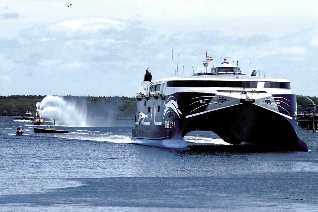 From 2006 to 2009, Bay Ferries Ltd. ran high-speed ferry service between Portland and Yarmouth, Nova Scotia, with The Cat. Now, the company is looking for another vessel to serve the same route starting in 2016.