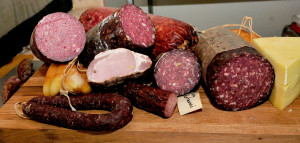 The Charcuterie shop in Unity sells a variety of smoked meats. David Leaming/Morning Sentinel