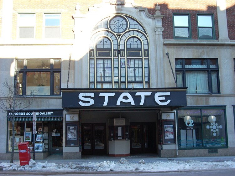 The State Theatre, at 609 Congress St., will use the grant money to refurbish its marquee.