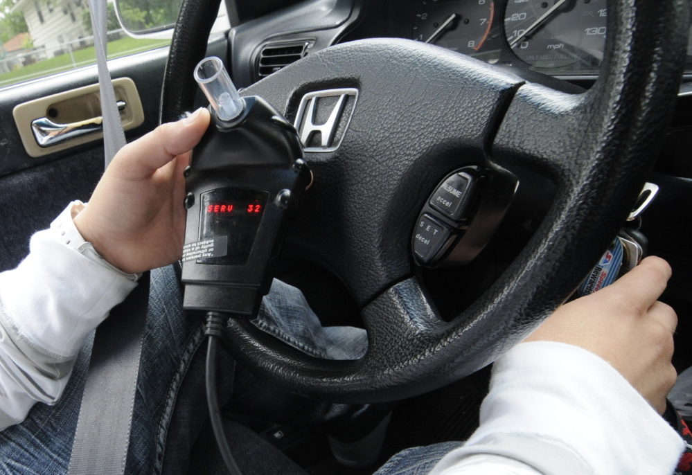 An ignition interlock system is designed to prevent a vehicle from starting if the driver has been drinking. The device costs about $200 to install and $80 a month to maintain.
