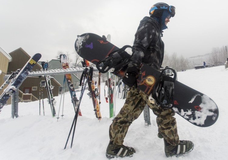 All things being equal, Anthony Rogers of Kingfield would be heading to a Saddeback lift instead of Sugarloaf ‘s SuperQuad, but Saddleback has yet to open this winter.
