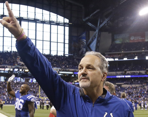 Coach Chuck Pagano agreed to a contract extension to remain with the Indianapolis Colts late Monday night. The Cots went 8-8 this season.