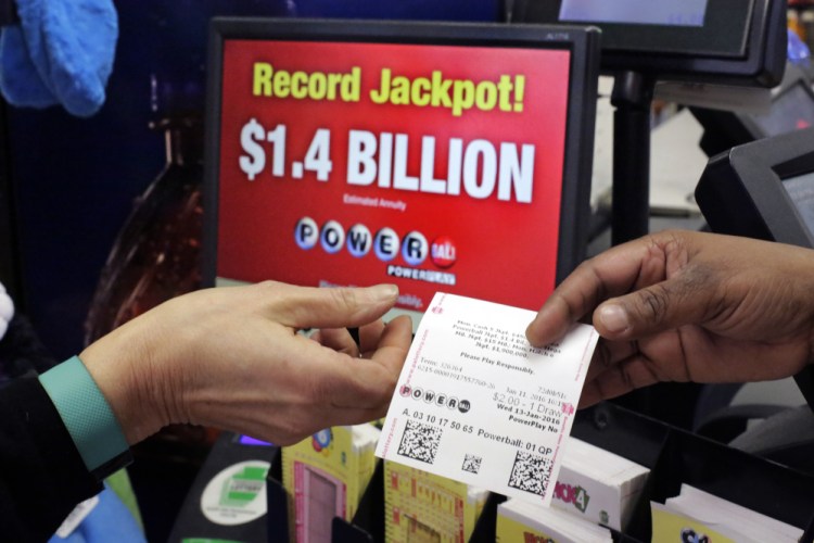 A Powerball ticket is sold in a truck stop in Carlisle, Pa., Monday, Jan. 11, 2016. The Powerball jackpot has grown to over 1 billion dollars.