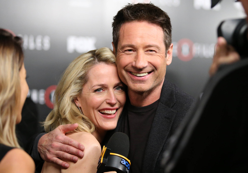 Gillian Anderson and David Duchovny say working on “The X-Files” left a mark on them. “It took a good decade for me to start thinking of it as the gift that it was,” Anderson said.
