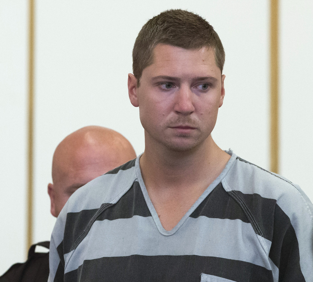 University of Cincinnati police Officer Ray Tensing appears for his arraignment in a fatal shooting in July.