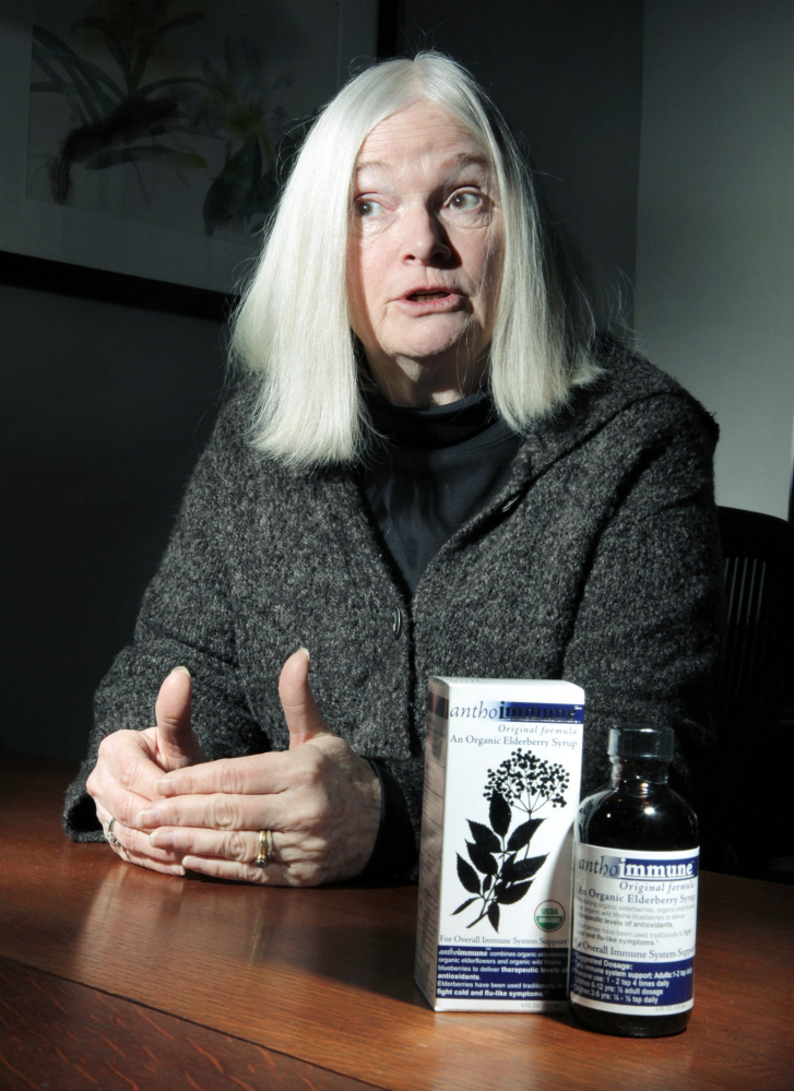 Edie Johnston says her business, Dresden-based Maine Medicinals, will have to absorb the cost of higher shipping costs, at least for a time. She plans to reconsider her flat $5 shipping charge for her nutritional supplements.
2010 Press Herald file photo/Gregory Rec