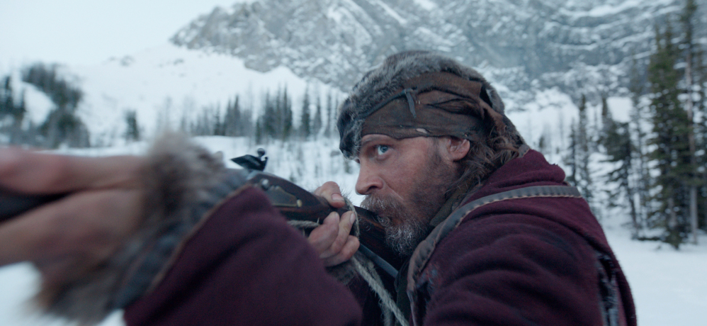 Tom Hardy appears in a scene from the “The Revenant,” which has taken in $119.2 million in North America so far.
