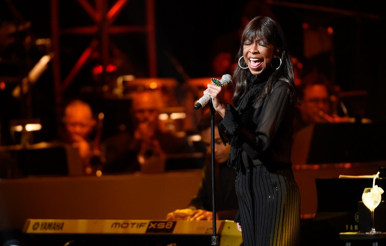Singer Natalie Cole performs during the SeriousFun Children's Network event at the Dolby Theatre on May 14, 2015, in Los Angeles. The Associated Press