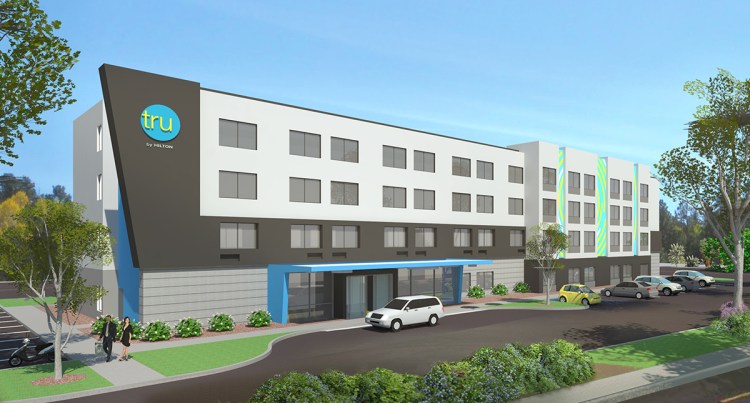 Hilton is launching Tru to focus on budget travelers looking to spend $75 to $90 a night. FRCH/Courtesy of Hilton via AP